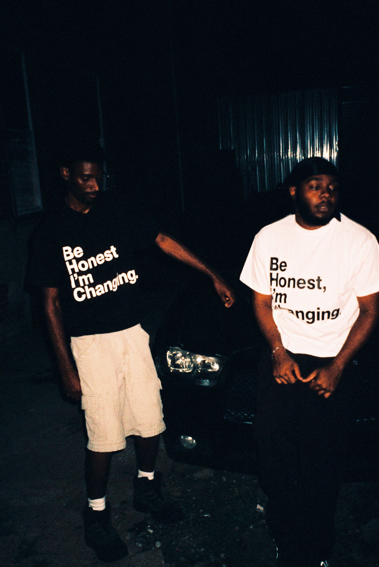 "BE HONEST" TEE WHITE