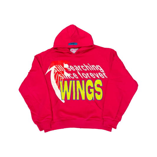"STILL SEARCHING" HOODIE HOT PINK